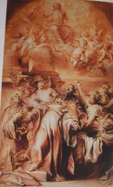 Aziz Augustin'in Vecd'i - Antoine van Dyck