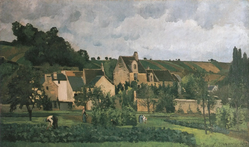 Pontoise'deki Hermitage - Camille Pissarro