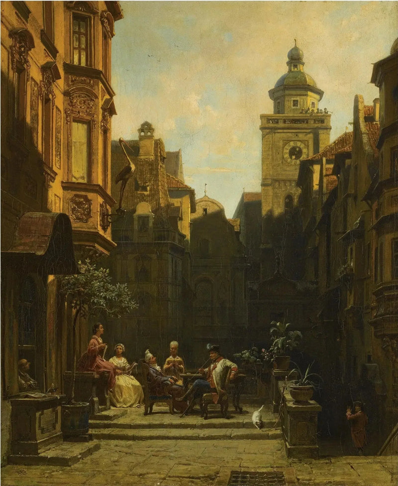 Sohbet Saati - Carl Spitzweg