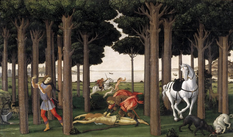 Nastagio degli Onesti'nin Hikayesi - Sandro Botticelli