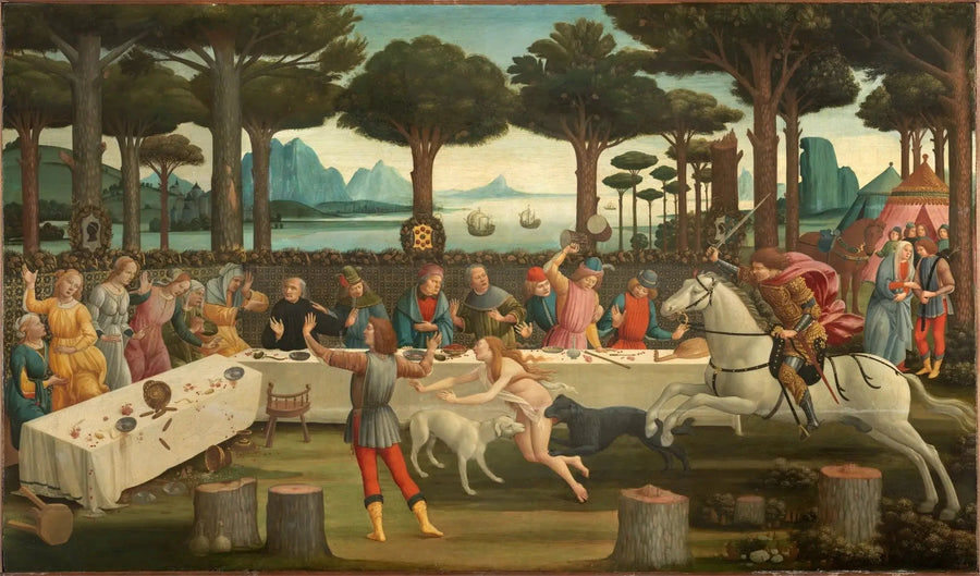 Nastagio degli Onesti'nin Hikayesi - Sandro Botticelli