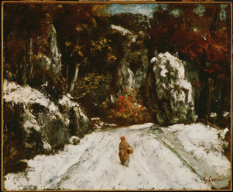Kış Jura'da - Gustave Courbet