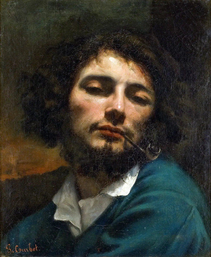 Pipo Çeken Adam - Gustave Courbet