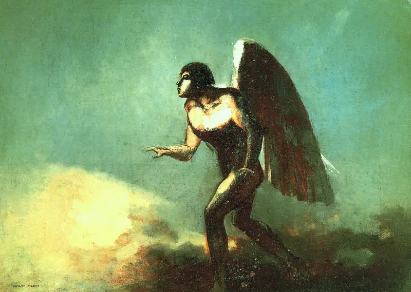 Uçan Adam - Odilon Redon