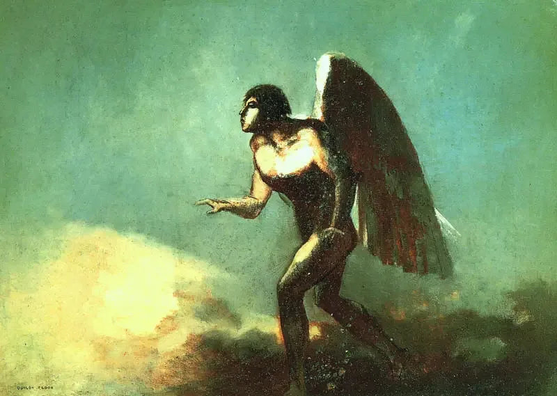 Uçan Adam - Odilon Redon