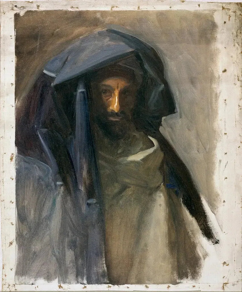 Mavi pelerinli adam - John Singer Sargent