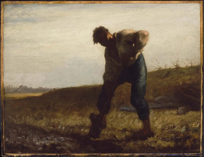 İnsan Toprağı Çeviriyor - Jean-François Millet