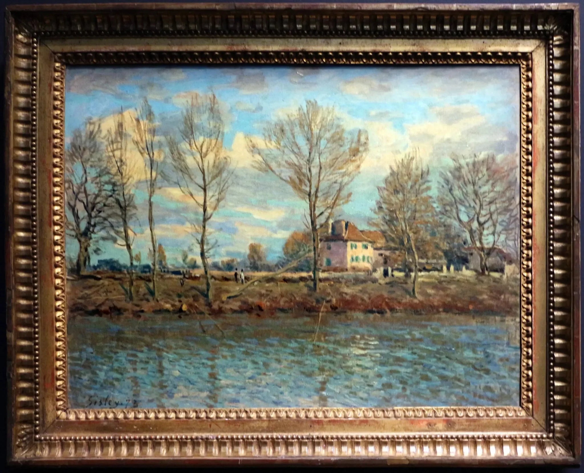 L'Île de la Grande Jatte - Alfred Sisley image 1 copie peinte à la main à l’huile