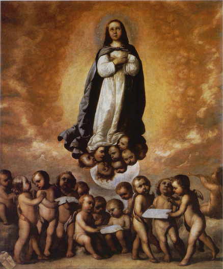 İmmaculée Conception çocuk olarak - Francisco de Zurbarán