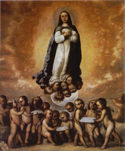 İmmaculée Conception çocuk olarak - Francisco de Zurbarán