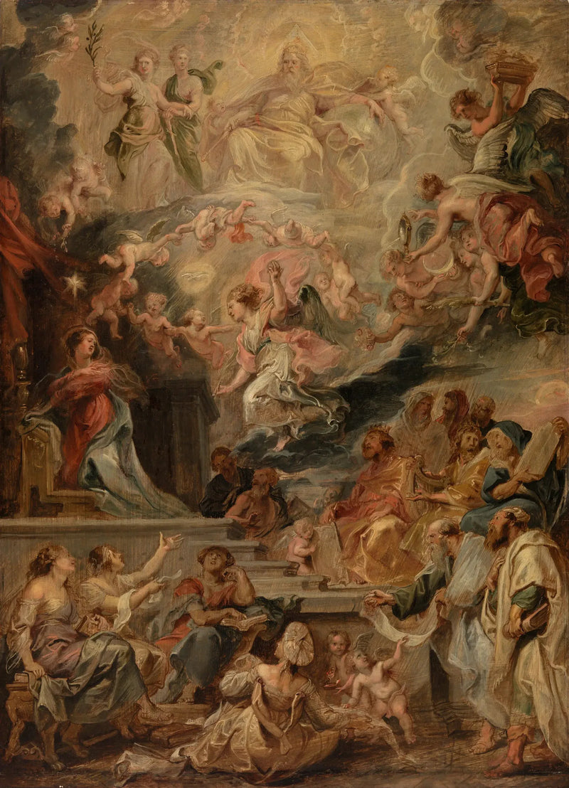 Tüm kehanetlerin gerçekleştirilmesi olarak Enkarnasyon - Peter Paul Rubens