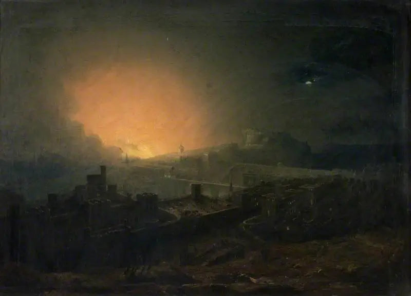 Edinburgh Yangını - John Martin