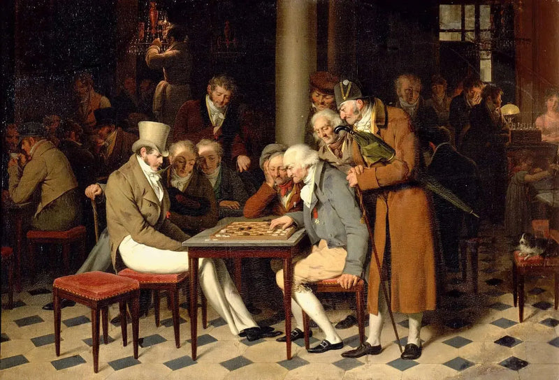 Bir Kafenin İçeriği - Louis-Léopold Boilly