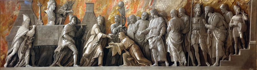 Roma'da Cybele kültünün tanıtımı - Andrea Mantegna