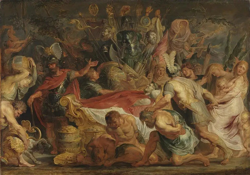 Decius Mus'un İhtiramı (Titus Livius VIII, 6-9-10), 1616'dan sonra - Peter Paul Rubens