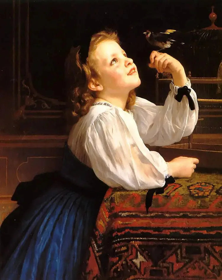Sevgili Kuş - Bouguereau