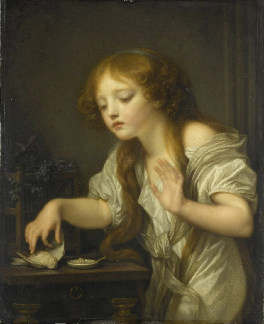 Ölü Kuş - Jean-Baptiste Greuze