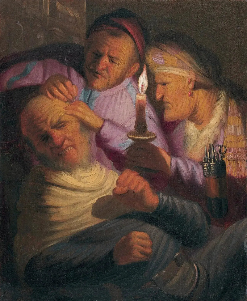 Operasyon (Dokunma Alegorisi) - Rembrandt