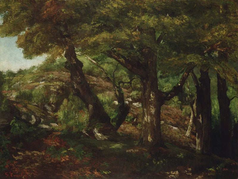 Ormanın Kenarı - Gustave Courbet