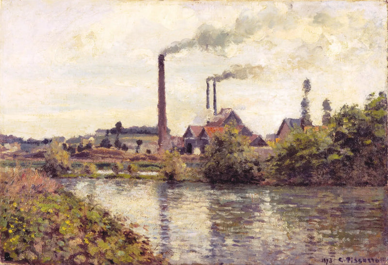 Pontoise Fabrikası - Camille Pissarro