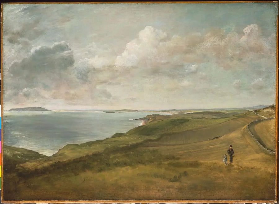 Osmington Mills'in üzerindeki Downs'tan Weymouth Körfezi - John Constable