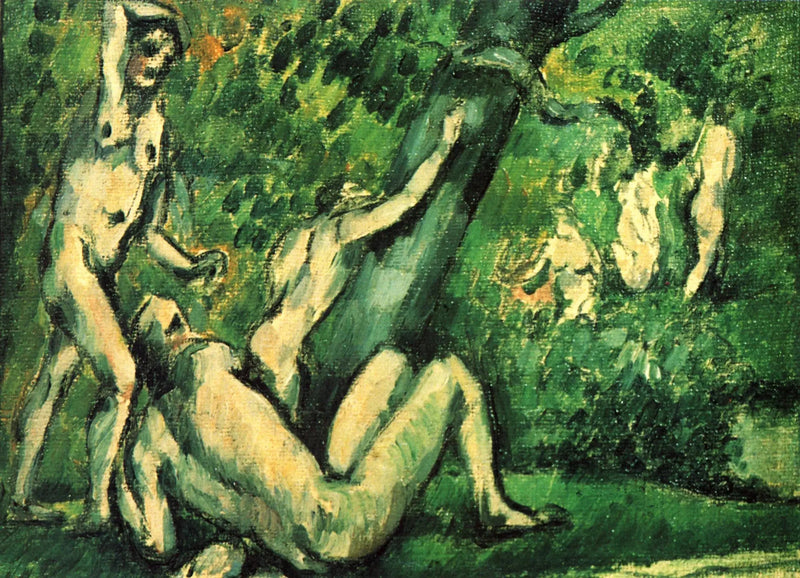 Yüzme - Paul Cézanne