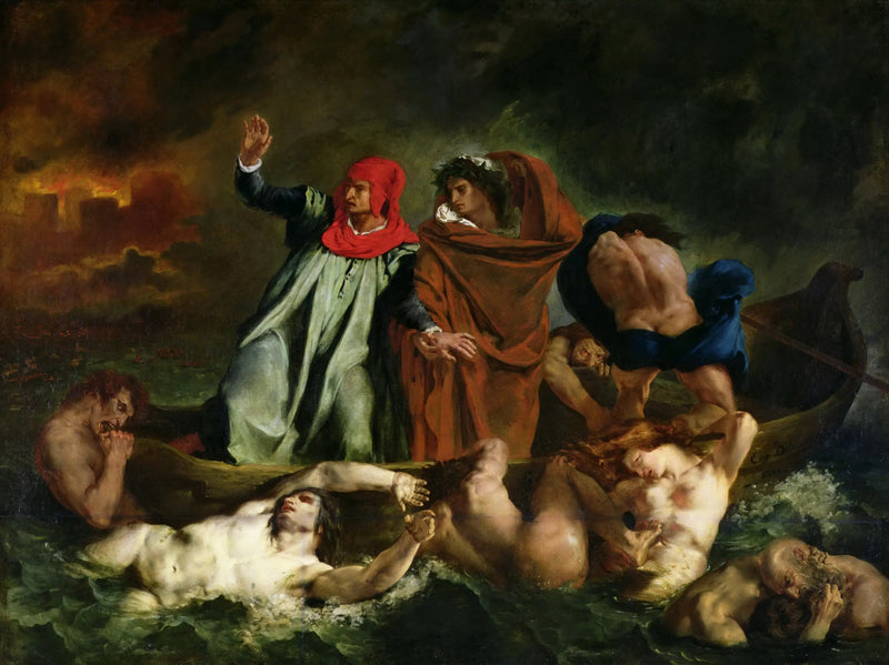 Dante'nin Kayığı - Eugène Delacroix