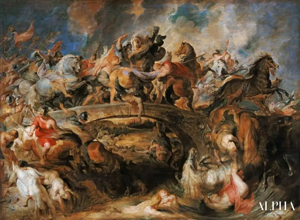 La bataille des amazones - Peter Paul Rubens - Reproductions de tableaux et peintures haut de gamme