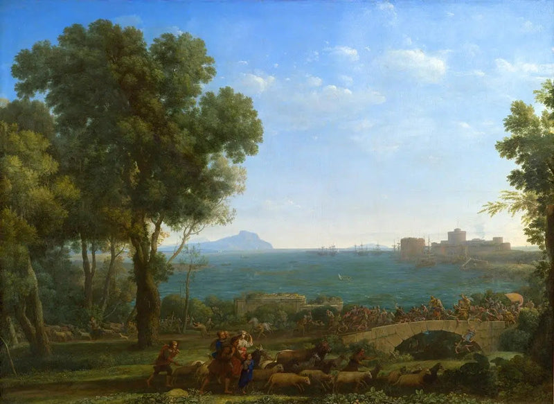 Köprü Üzerindeki Savaş - Claude Lorrain