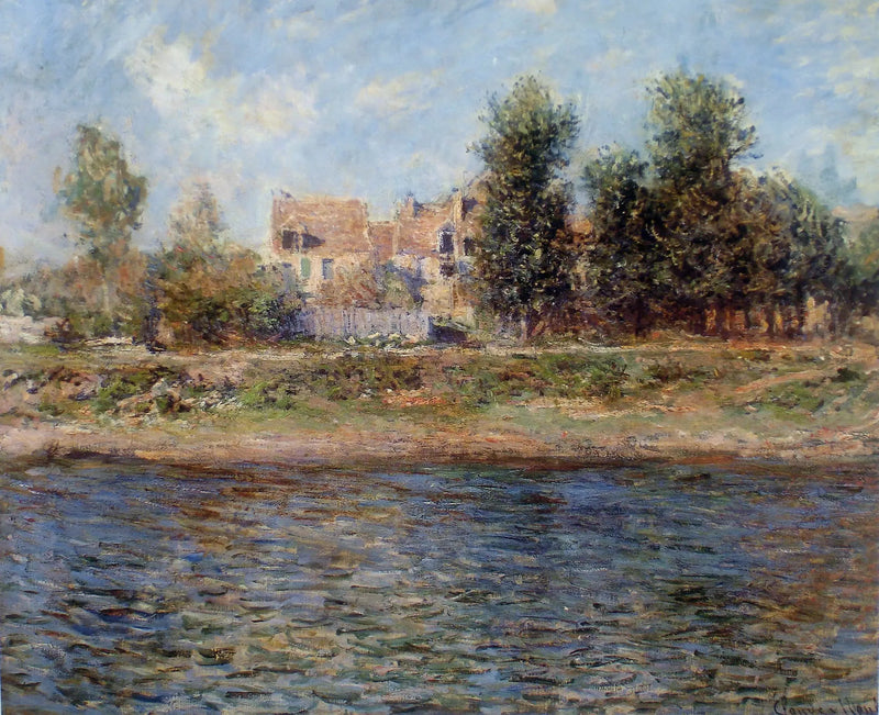 Seine Nehri Kıyısı - Claude Monet
