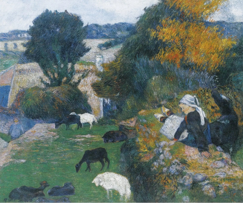 Breton Çoban Kızı - Paul Gauguin