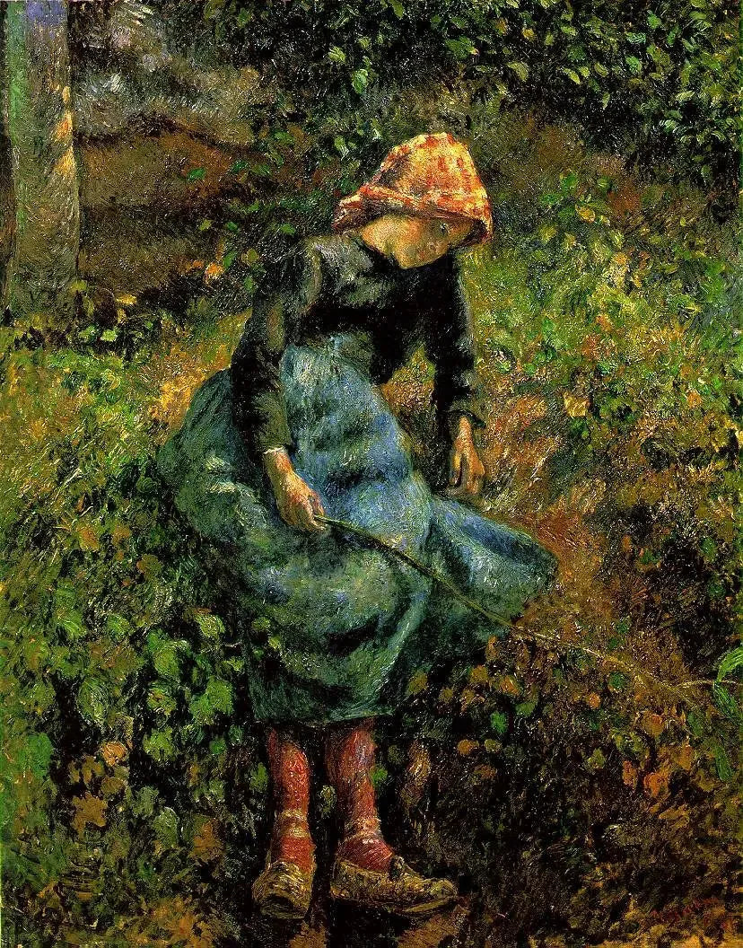 Çoban Kızı - Camille Pissarro