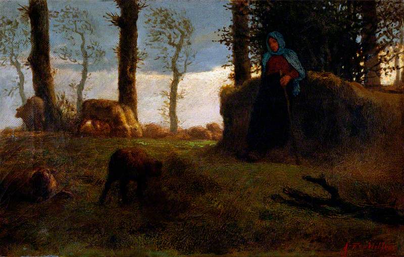 La bergère - Jean-François Millet