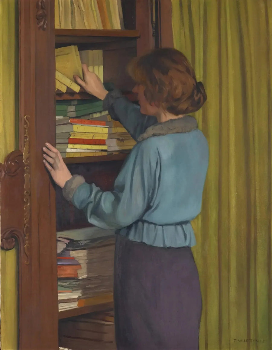 Kütüphane - Félix Vallotton