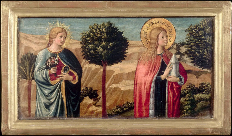 La Bienheureuse Fina de' Ciardi ve Meryem Ana - Benozzo Gozzoli