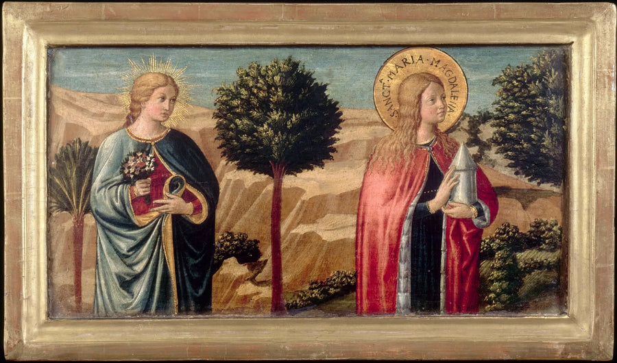 La Bienheureuse Fina de' Ciardi ve Meryem Ana - Benozzo Gozzoli