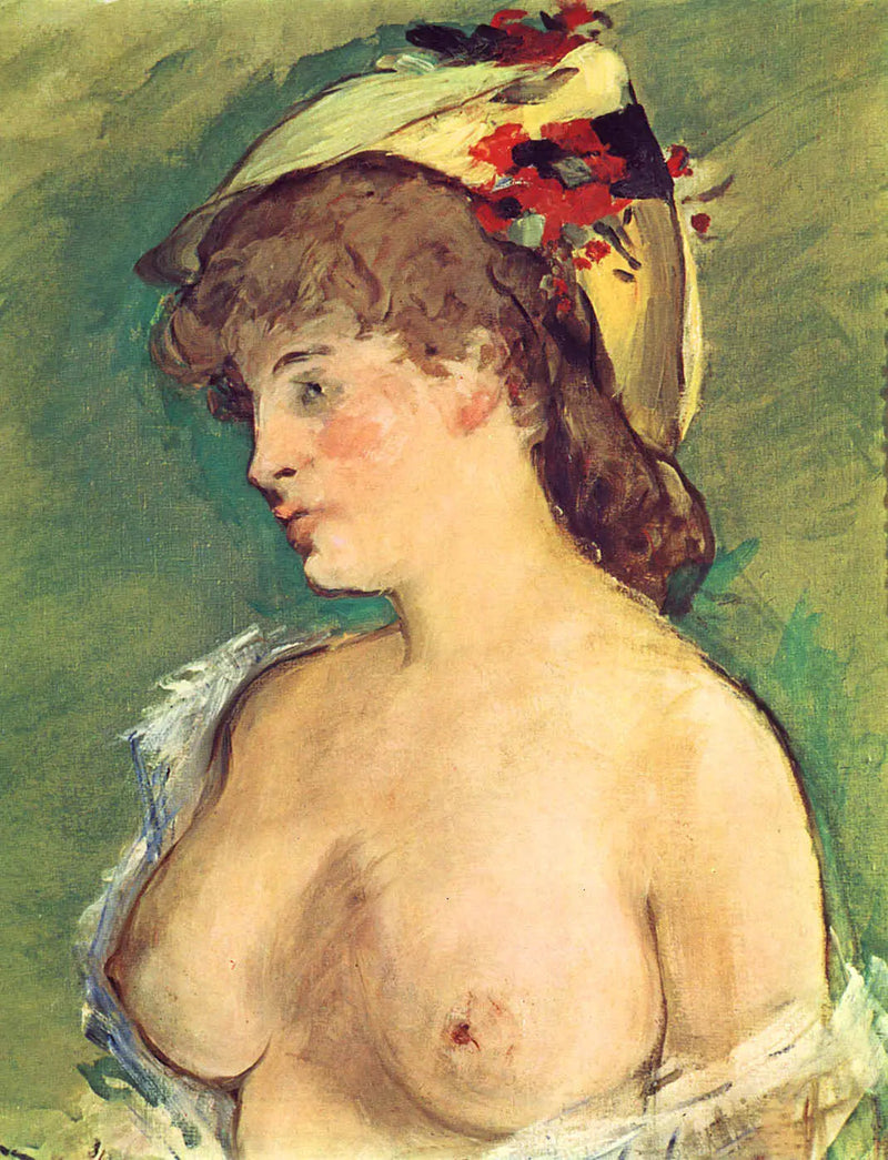 Çıplak Göğüslü Sarışın - Édouard Manet