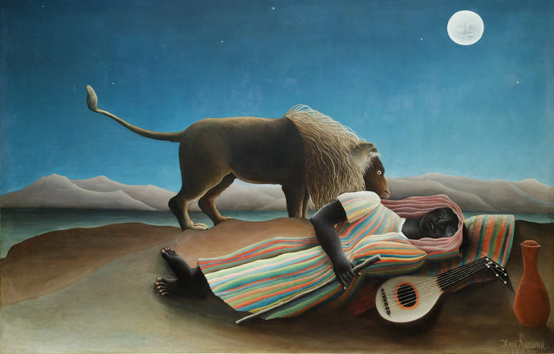 Uyuyan Bohemya - Henri Rousseau
