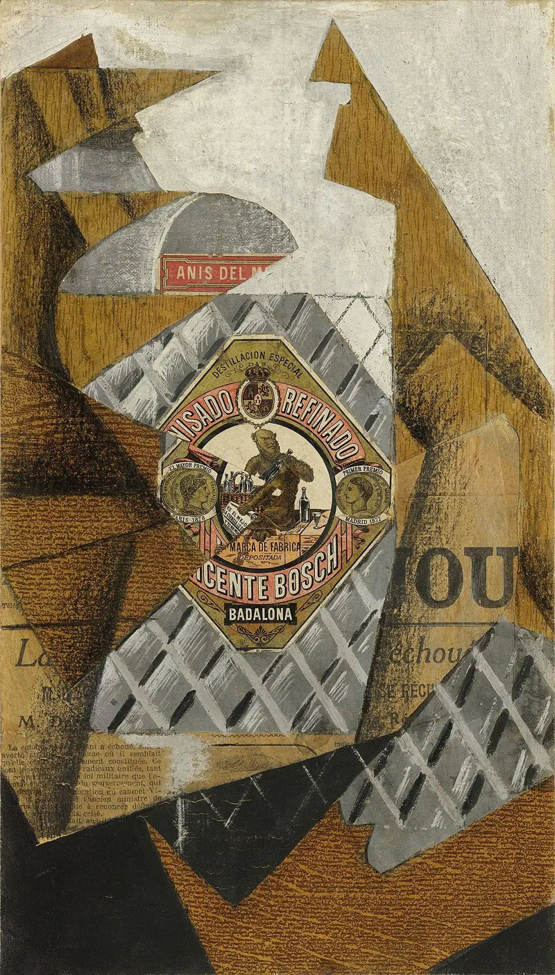 Anason Şişesi - Juan Gris