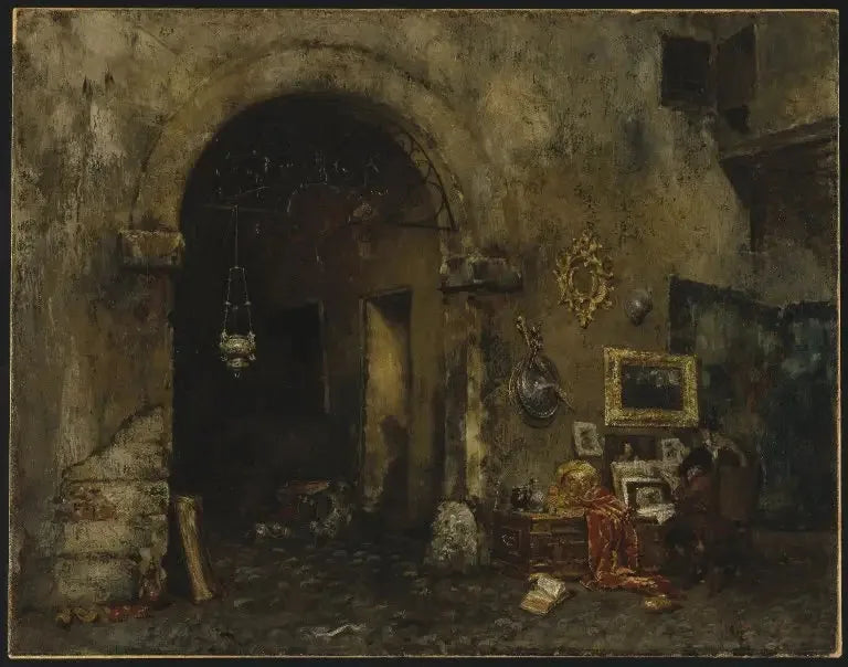 Antikacı Dükkanı - William Merritt Chase