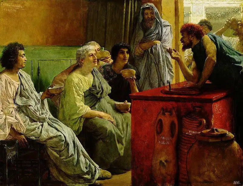 Şarap Dükkanı - Lawrence Alma-Tadema