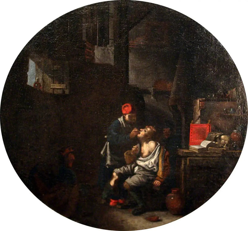 Dişçi Dükkanı - David Teniers le Jeune