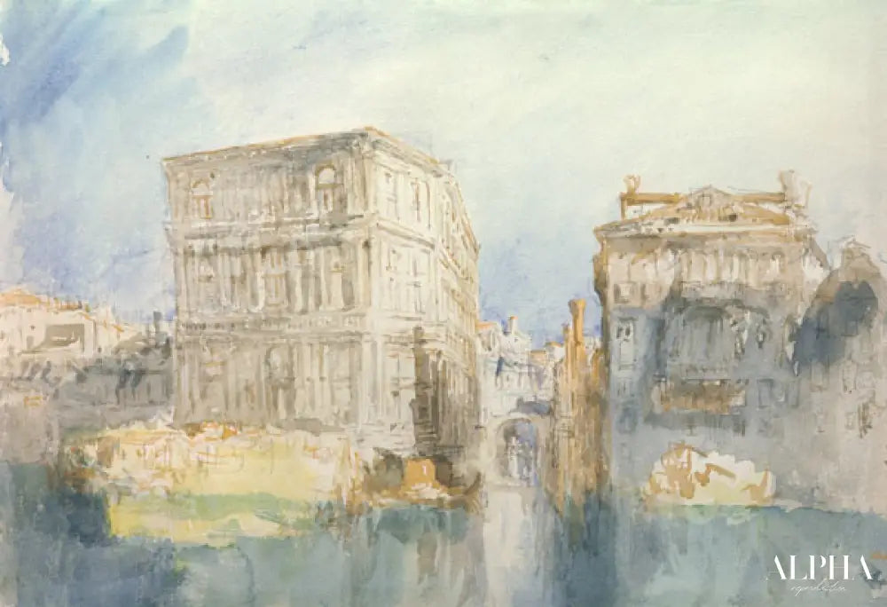 La Casa Grimani - William Turner - Reproductions de tableaux et peintures haut de gamme