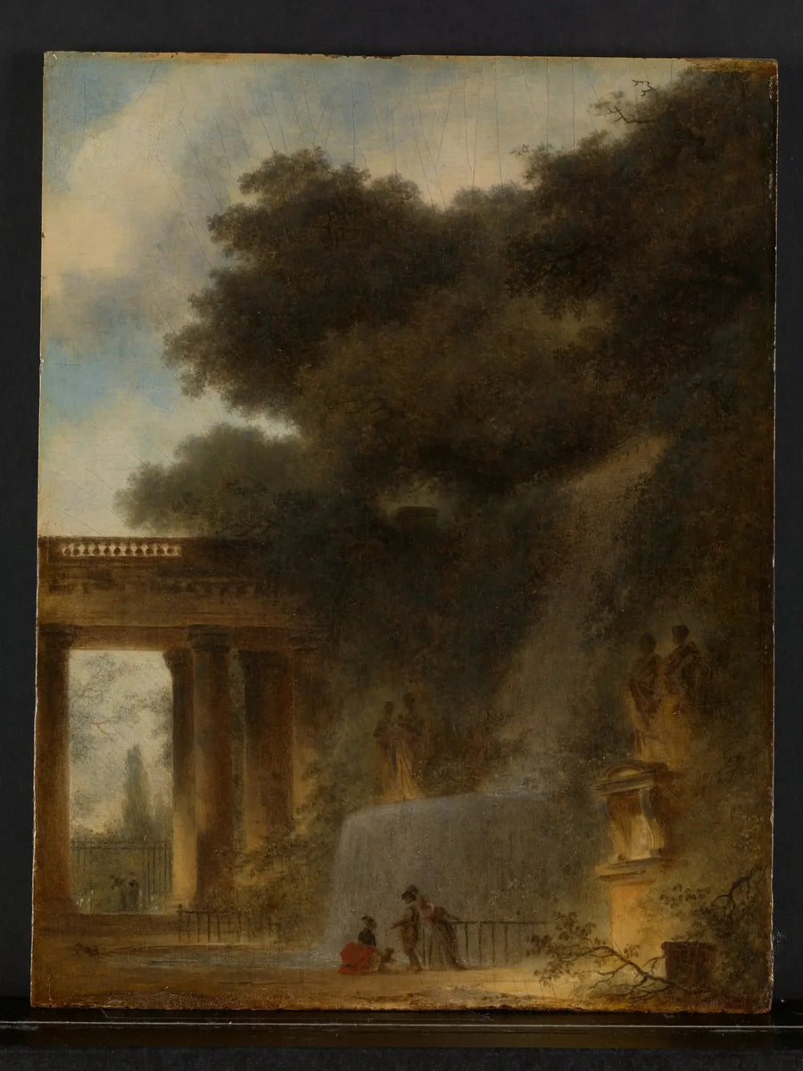 La Cascade - Jean-Honoré Fragonard