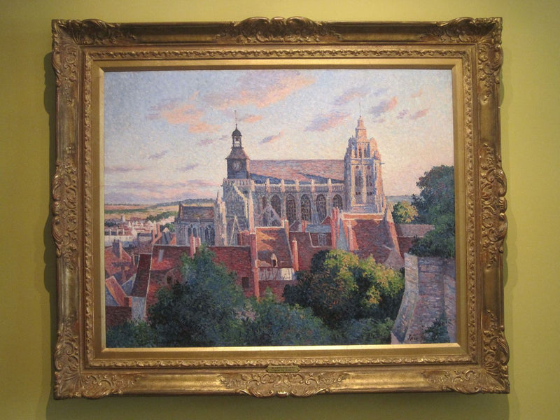 Gisors Katedrali, surlardan görünüm - Maximilien Luce
