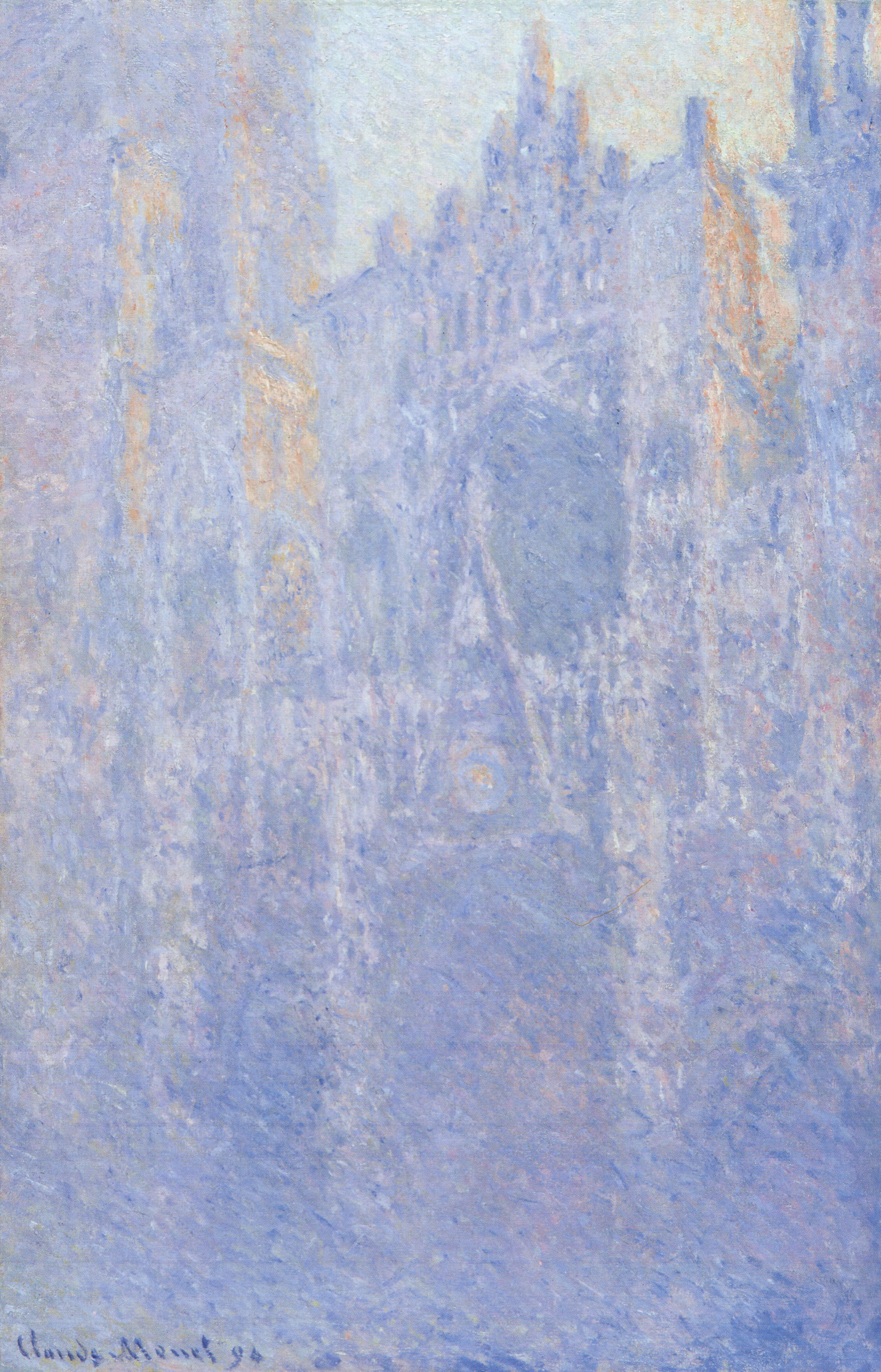 Reproduction du tableau « La Cathédrale de Rouen, le Portail, Brouillard matinal - Claude Monet » par Alpha Reproduction en peinture à l’huile