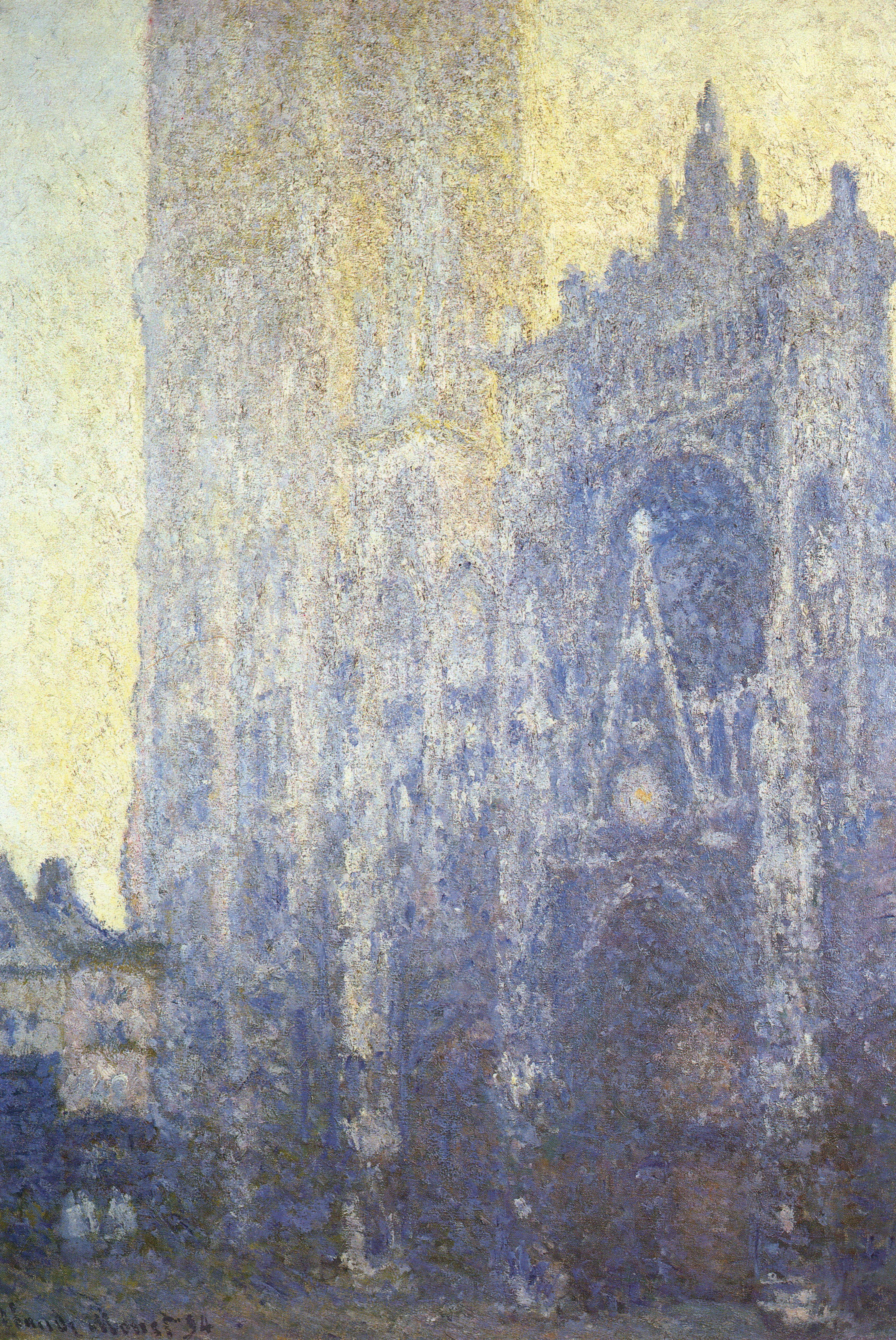 Reproduction du tableau « La Cathédrale de Rouen, le Portail, Effet du matin - Claude Monet » par Alpha Reproduction en peinture à l’huile