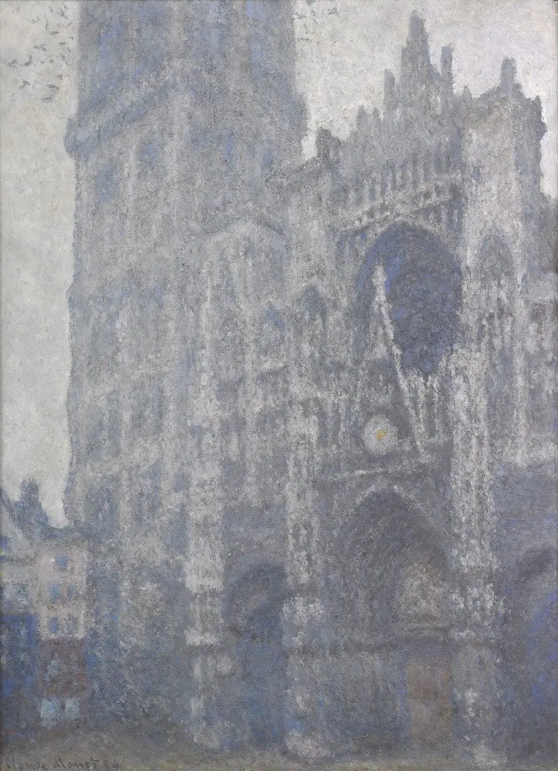 Rouen Katedrali, Portal ve Albane Kulesi, Öğle - Claude Monet