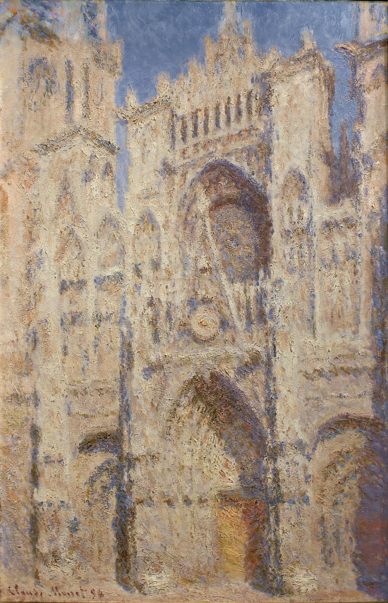 Rouen Katedrali, Portal, Güneş - Claude Monet