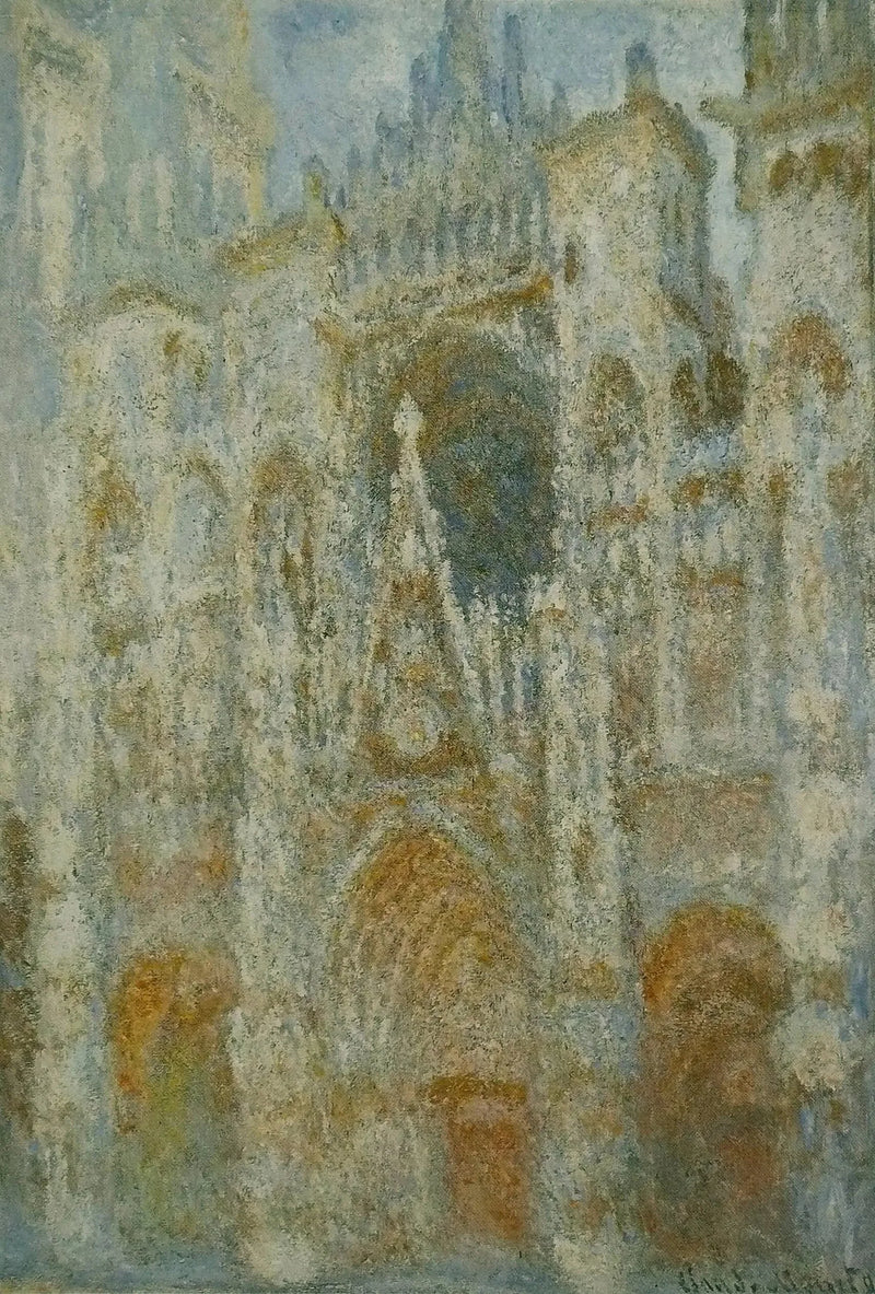 Rouen Katedrali, Portal, Sabah Güneşi; Mavi Uyumu - Claude Monet